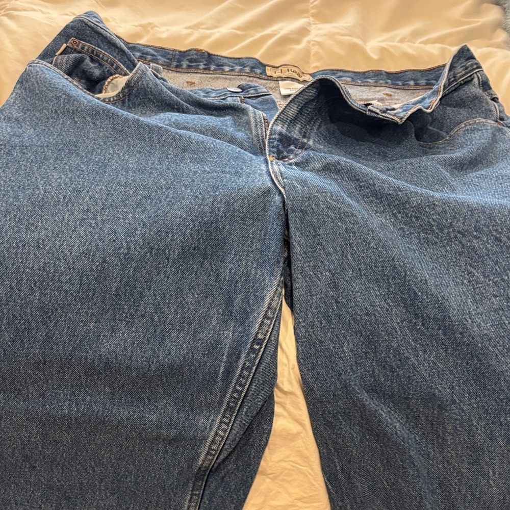 L.L. Bean Relaxed Fit Blue Jeans